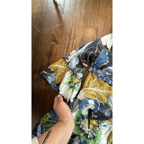 Johnny Was Ciro boho dress in Pullover Linen Dress Cover Up Blue Size Small 1787 - Picture 12 of 14